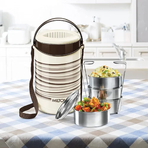 Milton Stainless Steel Tiffin Box with 4 Containers